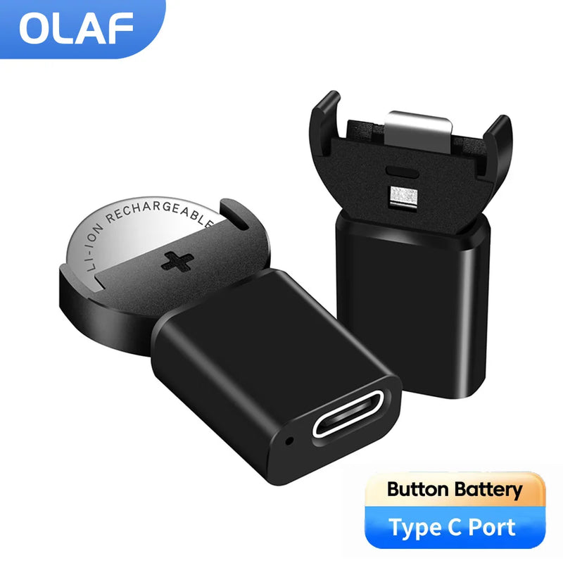 Olaf Rechargeable Button Battery Charger Coin Button Cell Charger For LIR2032/2025/2016/1632/2032H Type C Battery Power Charger