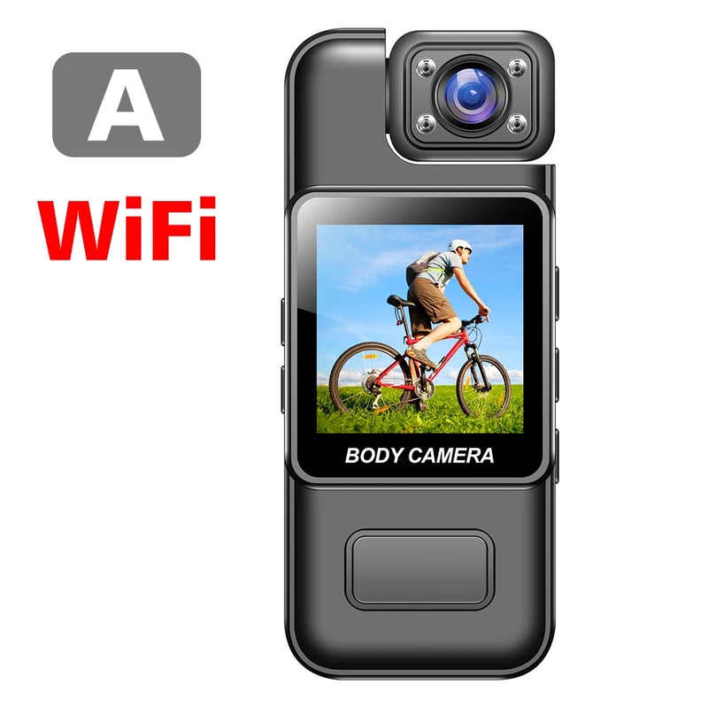 1080P HD Mini WiFi Camera Portable Digital Video Recorder BodyCam Infrared Night Vision Police Cam Small Bike Camcorder