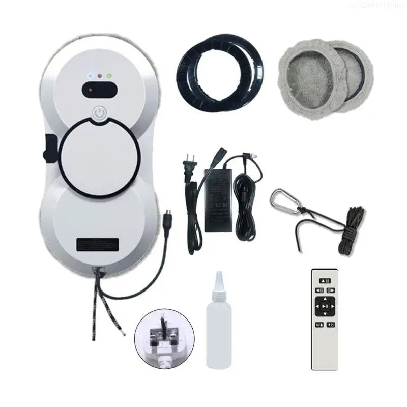 Window Cleaning Robot Vacuum Cleaner Robot Window Cleaner Electric Glass Window Cleaner Remote Control for Home R9UD