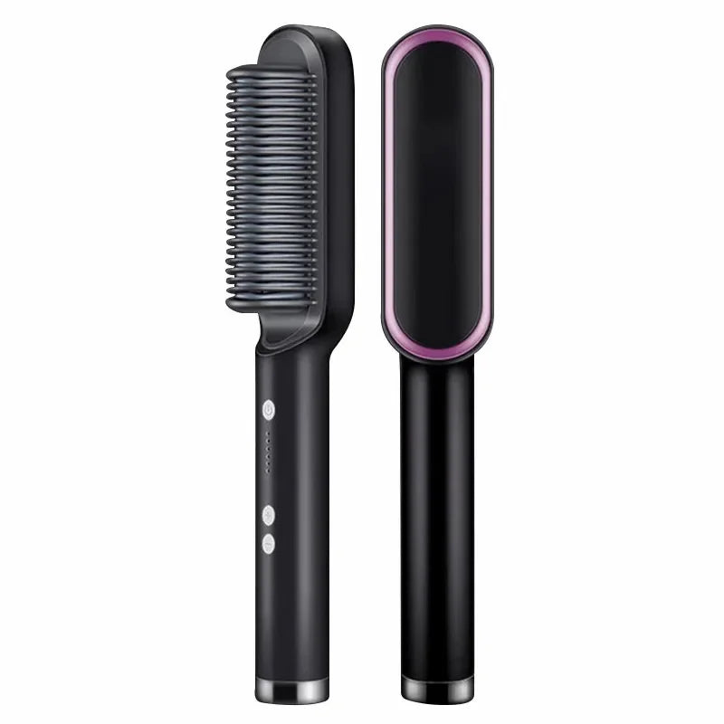 Electric Hair Straightener 5 Gear Negative Ions Hot Comb Do Not Hurt Hair Temperature Thermostatic Heating Hair Brush Hairstyle