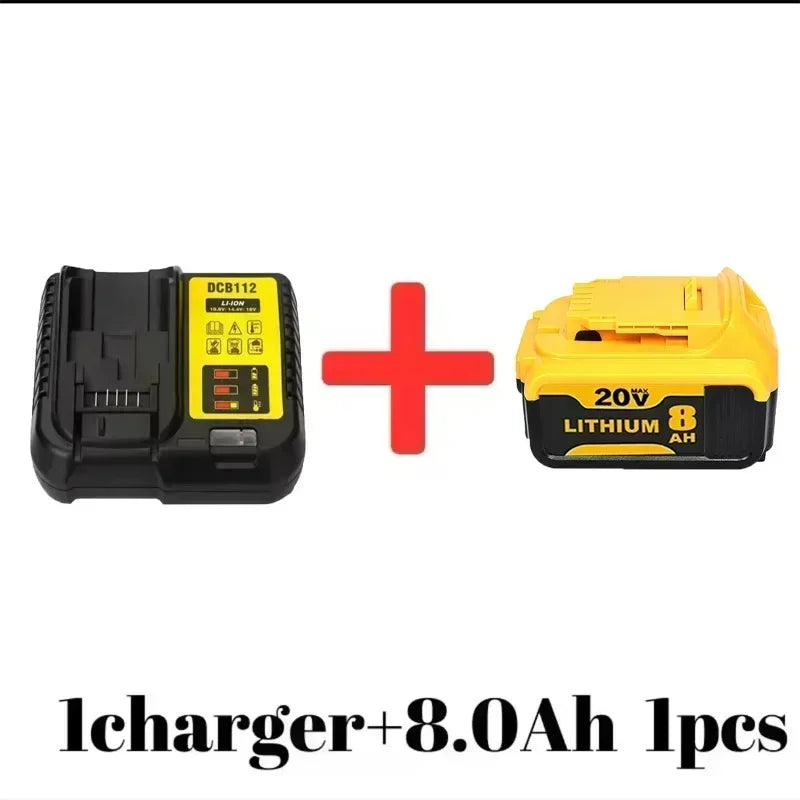 DCB200 20V Battery Compatible with dewalt power Tools 18V 12Ah rechargeable electric tool Lithium batteries 20V 18Volt 18v 12Ah