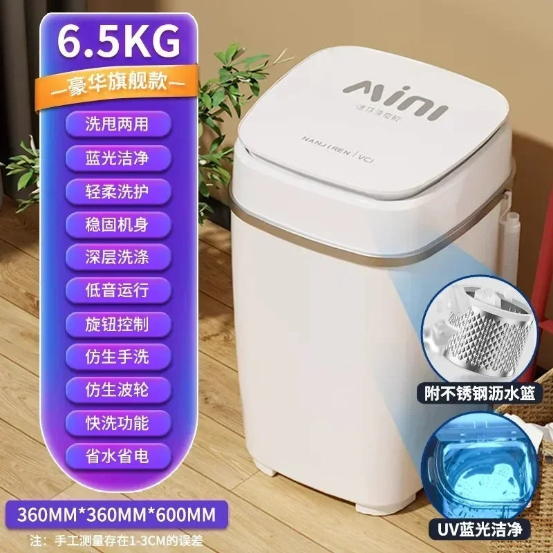 Home Appliance Baby Small Semi-Or Full-Automatic Large Capacity Mini Washing Machine Underwear Household Washing Machine