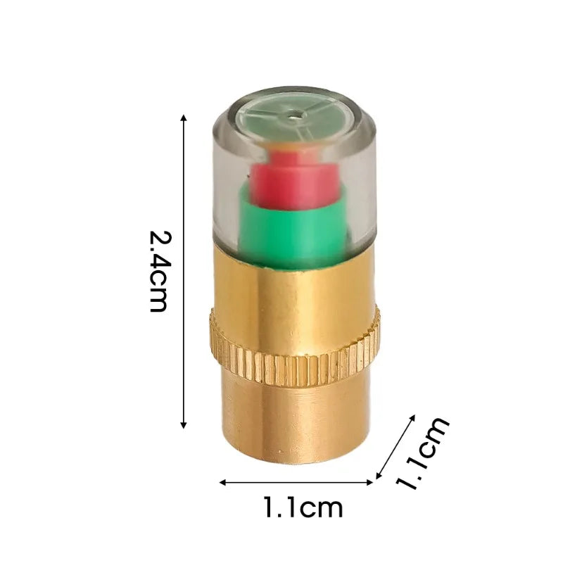 1-4pcs Car Tire Pressure Monitor Valve Cap Auto Motorcycle Tire Pressure External Sensor Inspection Tool Tire Valve Detection