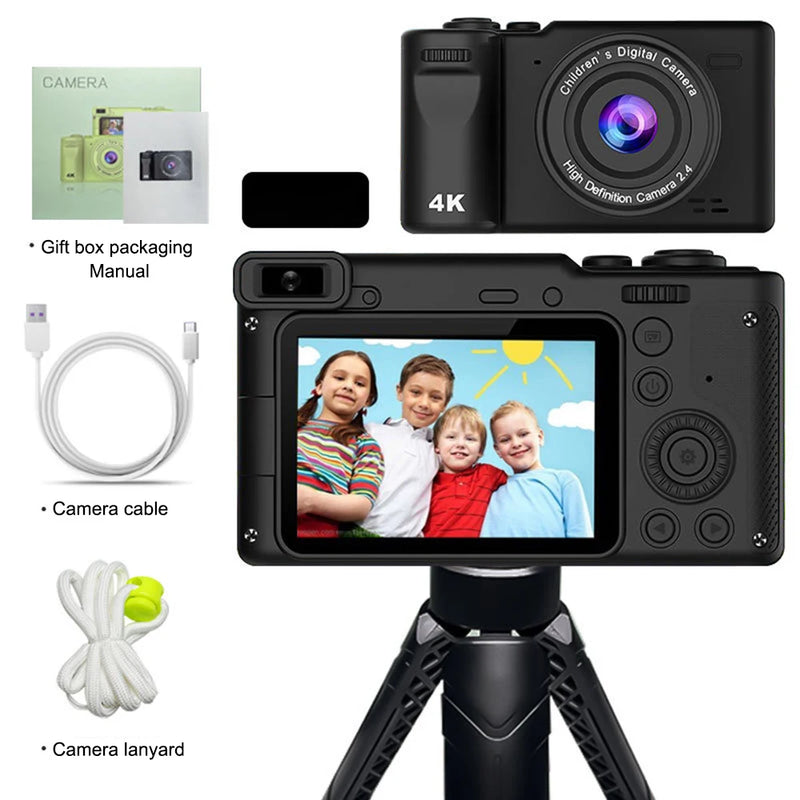 Digital Camera Autofocus Vlogging Camera HD 50MP with 2.4" Large Screen Camcorder Camera For kids Beginner Camera 8x Dual Camera