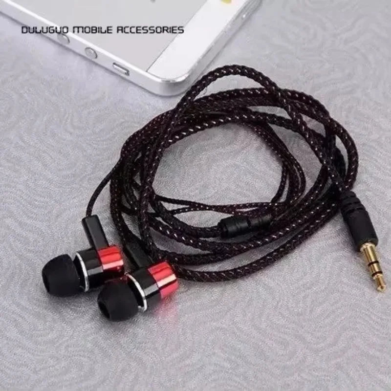 Wired Earphones 2 Basic 3.5mm in-Ear Stereo Earbuds Mobile Earphones Superb Bass Stereo Effect Headset Music Games Headphones