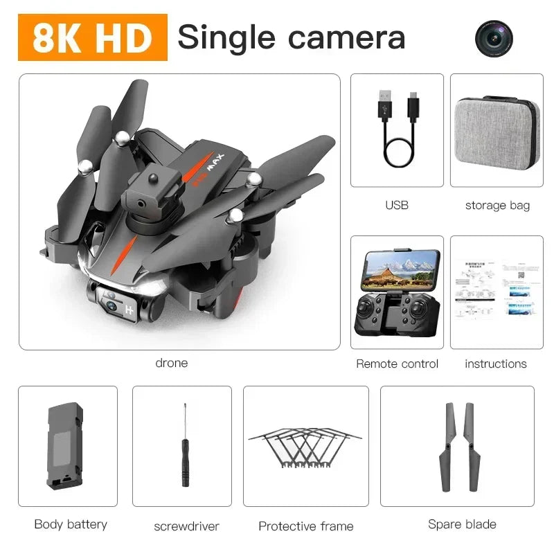 P11S New Drone RC 8K photography omnidirectional obstacle avoidance quadcopter electronically controlled professional WIFI FPV