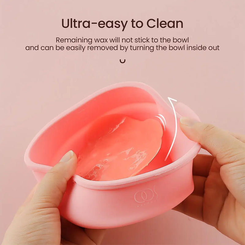 400ML Silicone Bowl Wax Heater Machine Hair Removal Wax-melt Machine Depilatory Wax Melting Warmer Wax Heating Base Pot Melter