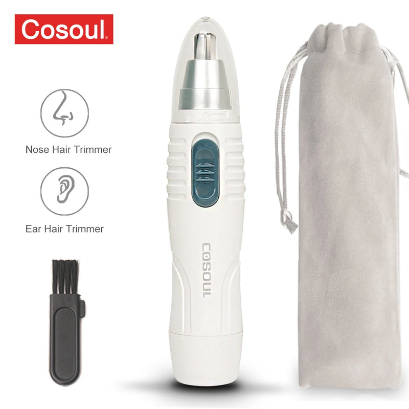 Electric Nose Hair Trimmer Mini Portable Ear Trimmer for Men Nose Hair Shaver Waterproof Safe Cleaner Tool Razor Men