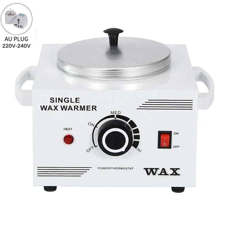 Electric Wax Heater Single Pot Depilatory Wax Warmer Machine Facial Skin Waxing Kit Hair Removal Tool Hand Feet Spa Epilator