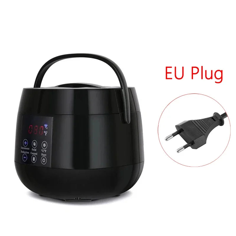 500ml LCD Intelligent Touch Screen Digital Display Wax Bean Heater Machine Warmer Wax Melting Machine Hair Remover Beauty Tools