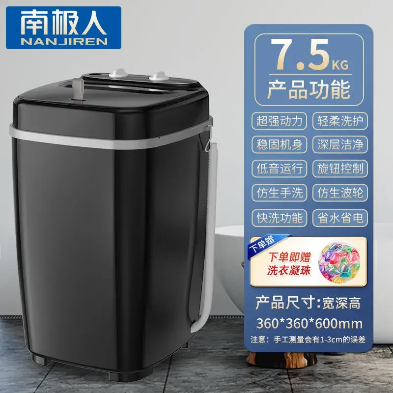 220V Compact and Automatic Southpole Mini Washing Machine for Babies and Children