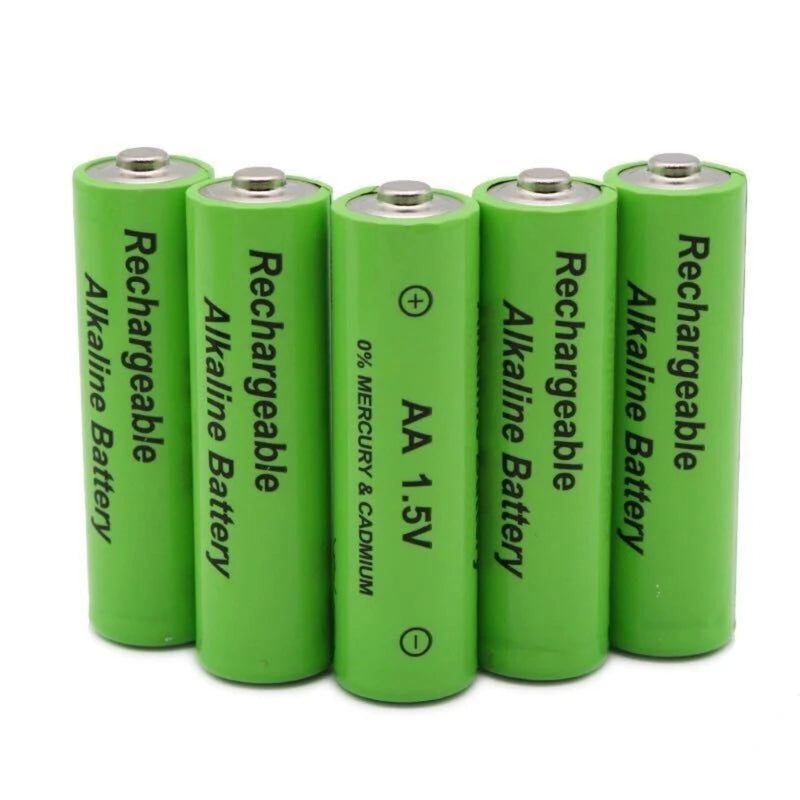 4PC Rechargeable 1.5V Alkaline Batteries Rechargeable AA Batteries Long Lasts Power Solution for Electronics Gadget