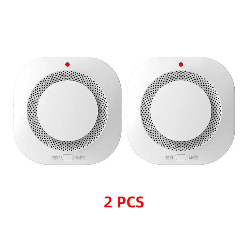 YUPA Wireless 433MHz Smoke Detector Fire Protection Home Alarm for Home Office Connect Alarm System Security Firefighters PA-441