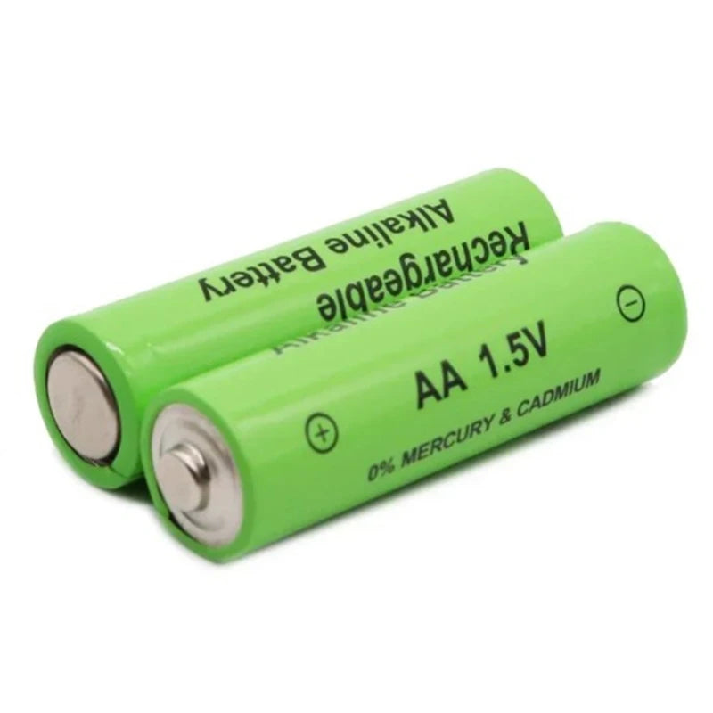 4PC Rechargeable 1.5V Alkaline Batteries Rechargeable AA Batteries Long Lasts Power Solution for Electronics Gadget