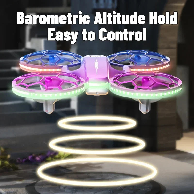 Jjrc H127 Mini Drone Rc New Ufo Rotary Flying Remote Control Resistant Racing Drones with Colorful Led Drone Light Toys Gifts