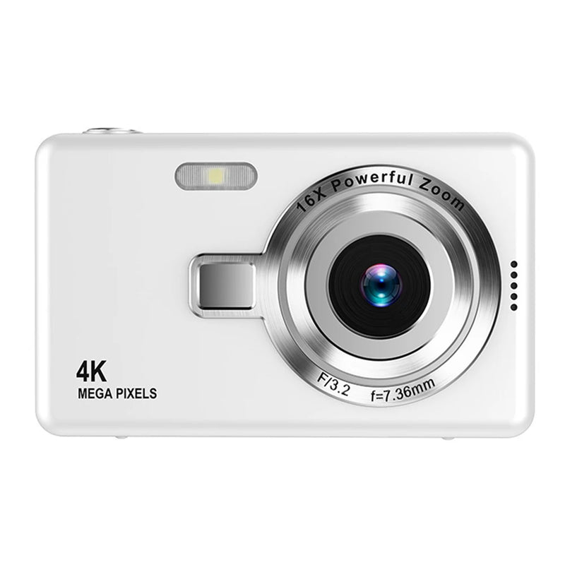 4K HD Digital Camera For Photography and Video Autofocus Anti-Shake 50MP Compact Vlogging Camera 16x Zoom Self Timer Video Cam