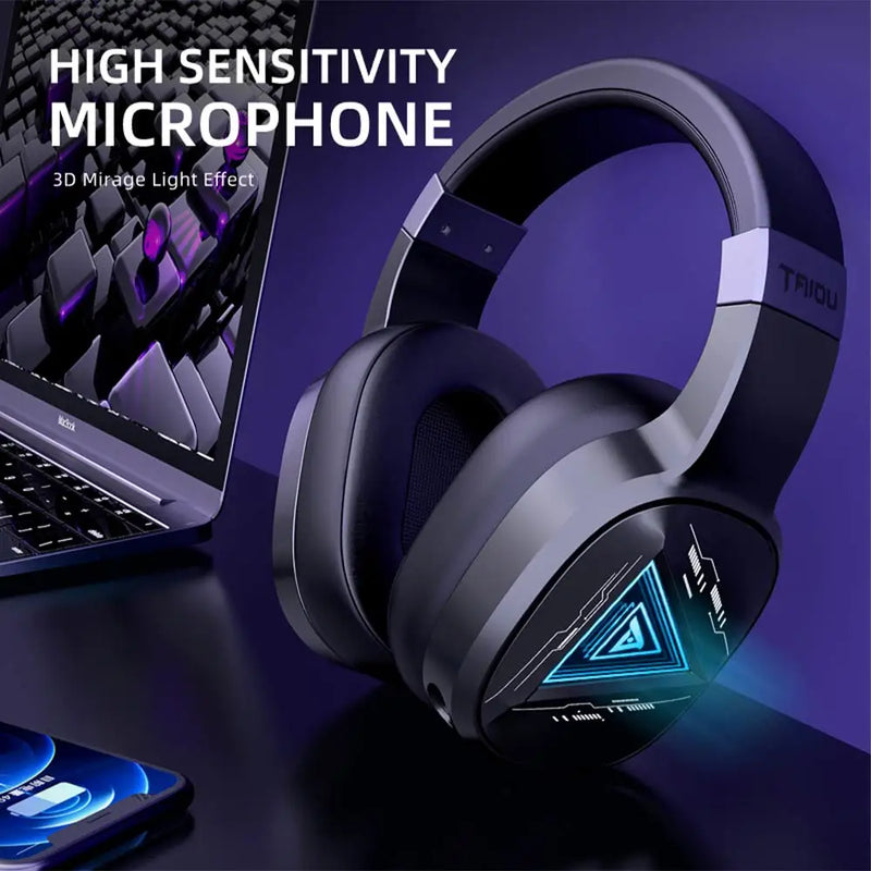 [Sale]TAIDU THS320 Wireless Gaming headset 3-Mode headphone Bluetooth/2.4G/USB/USB-C With Mic 50mm Big earmuffs Low-Latency