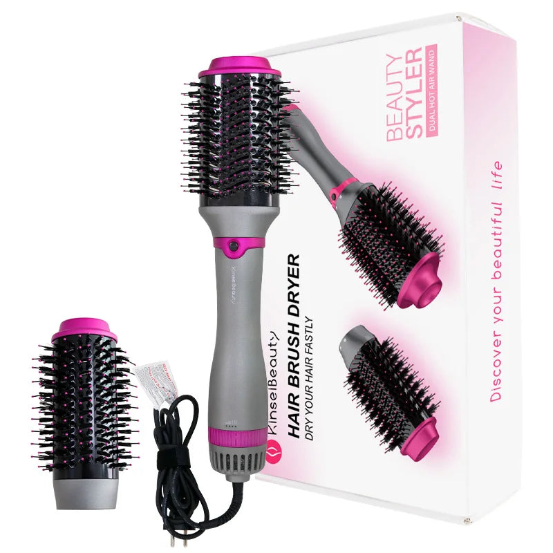 Electric Hair Straightener Brush Beauty Styling Equipment Anti-scald Professional hair straightener curling irons free shopping