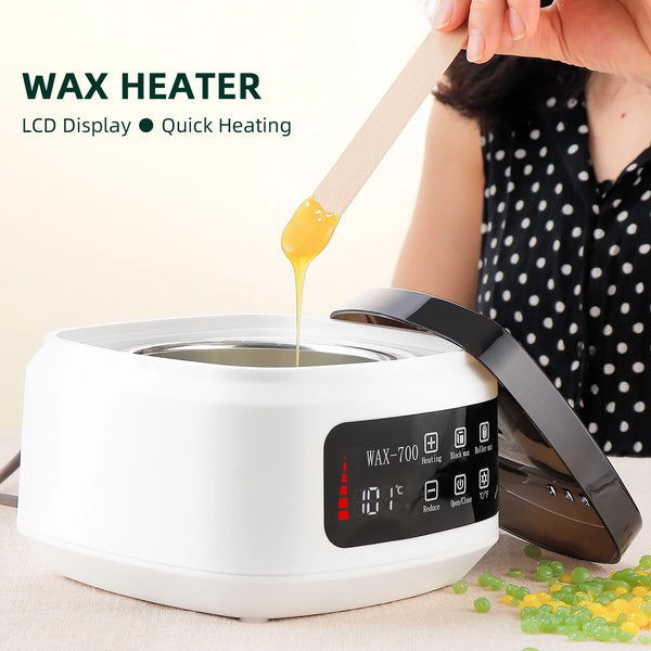 500ML Electric Wax Heater Machine Hair Removal Wax-melt Machine Depilatory Wax Melting Warmer Wax Heating Pot Melter Epilator