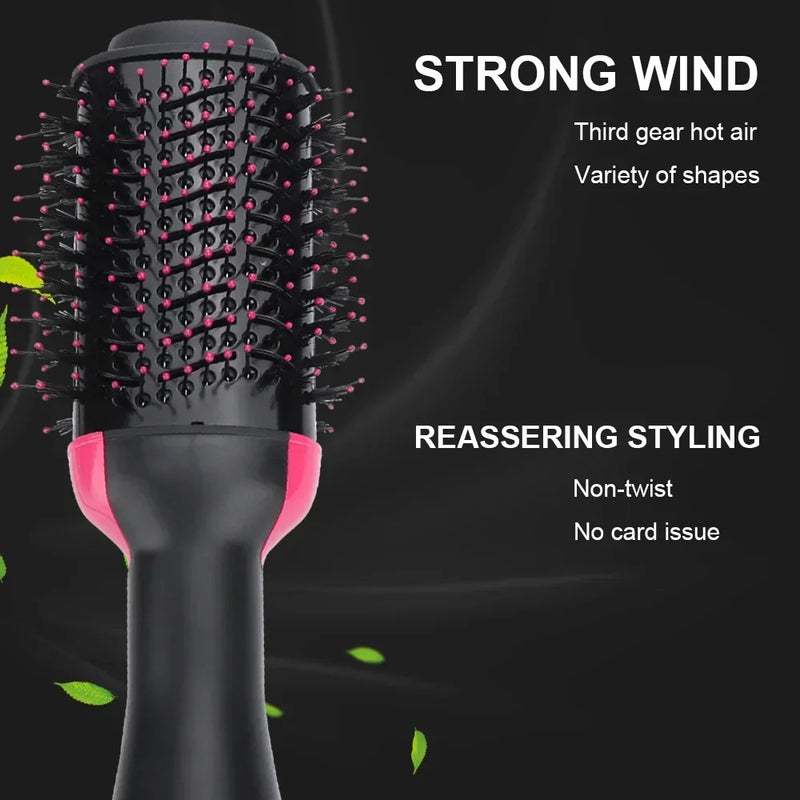 1000W One-Step Hot Air Brush Hair Dryer And Volumizer Styler Portable Dryer Blow Hair Straighten Brush Professional Hair Dryers