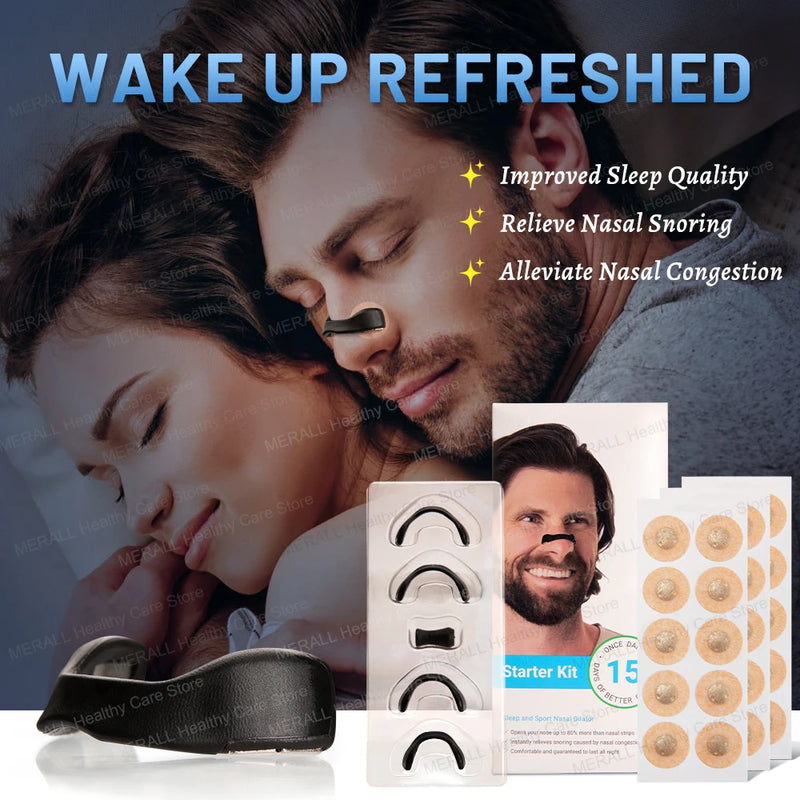 Magnetic Nasal Sleep Nasal Breathing Dilators Improve Sleeping Reduce Snoring Increase Air Intake Nose Breathe Strips Night time