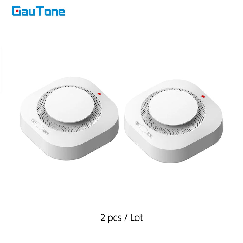 GauTone PA-441 Smoke Alarm 433MHz Fire Protection Smokehouse Combination Alarm Home Security System Smoke Detector