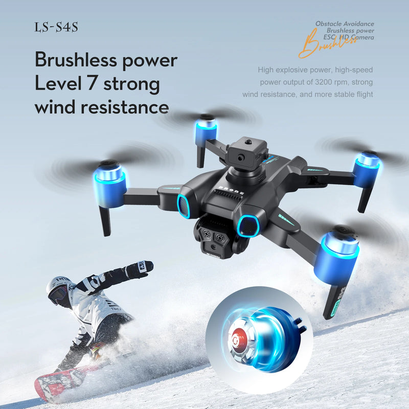 S4S Lights, Brushless Aerial Photography, Drones, ESC Lenses, Optical Flow Positioning, RC Aircraft, Obstacle Avoidance, Quadco