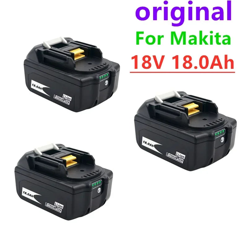 100%brandnew BL18650 bateria ferramenta 18 V 18000mAh lítio-íon adequado para BL1840 BL1850 BL1830 BL1860B LXT 400 + carregador