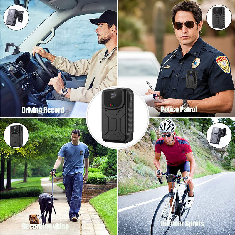 Bicycle Mini Body Camera 1080P FHD 140 Degree Wide Angle Video Recorder for Meeting Patrol Sport Dash Car Biking DV DVR  Record