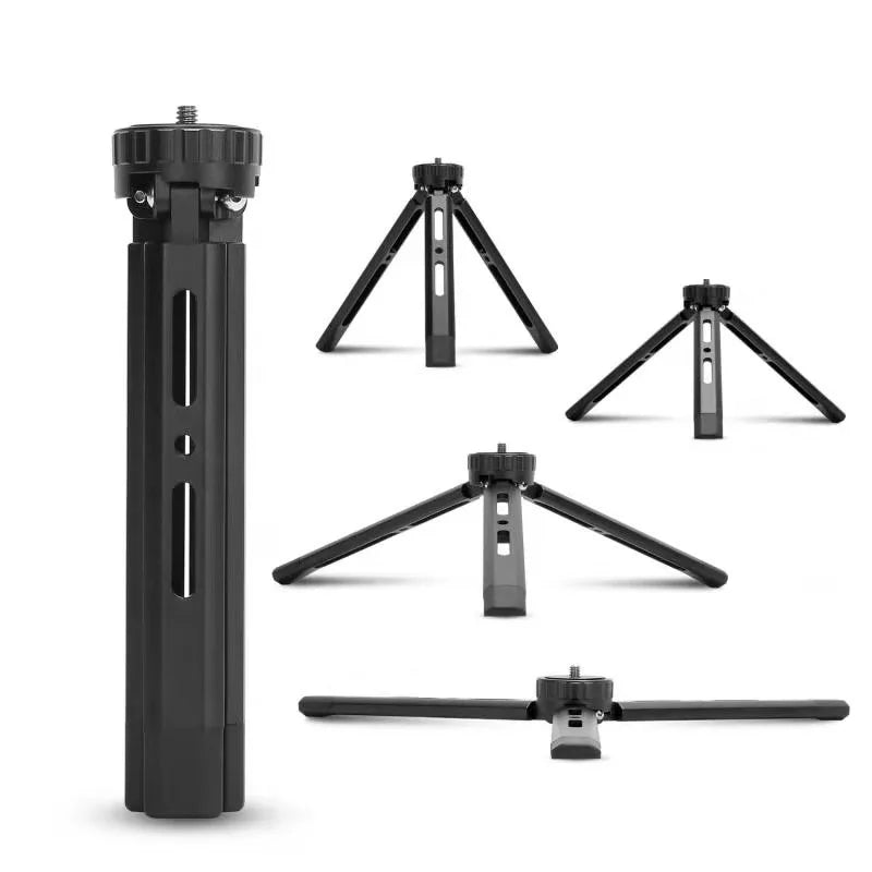 Mini Tripod for Camera Aluminum Tripie for Camera Desktop Mini Tripod Metal for Camera DSLR ILDC Camcorder Projector