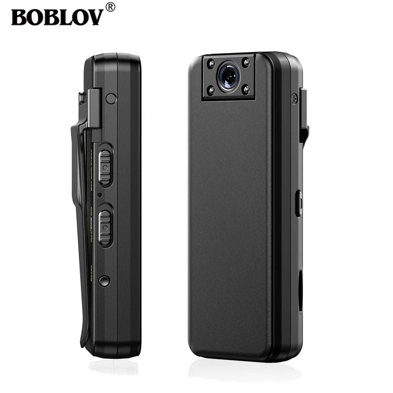 BOBLOV A21 Portable Mini Camera 1080P Police Body Camera Video Recorder Motorcycle Bike Sport Cam Night Vision Motion Detection