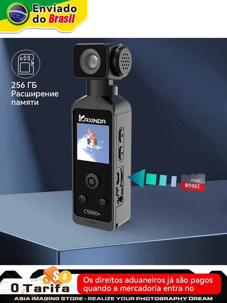 Kaxinda C5000+ Sports camera pocket camera cycling recorder video recorder travel photography vlog small high-definition anti