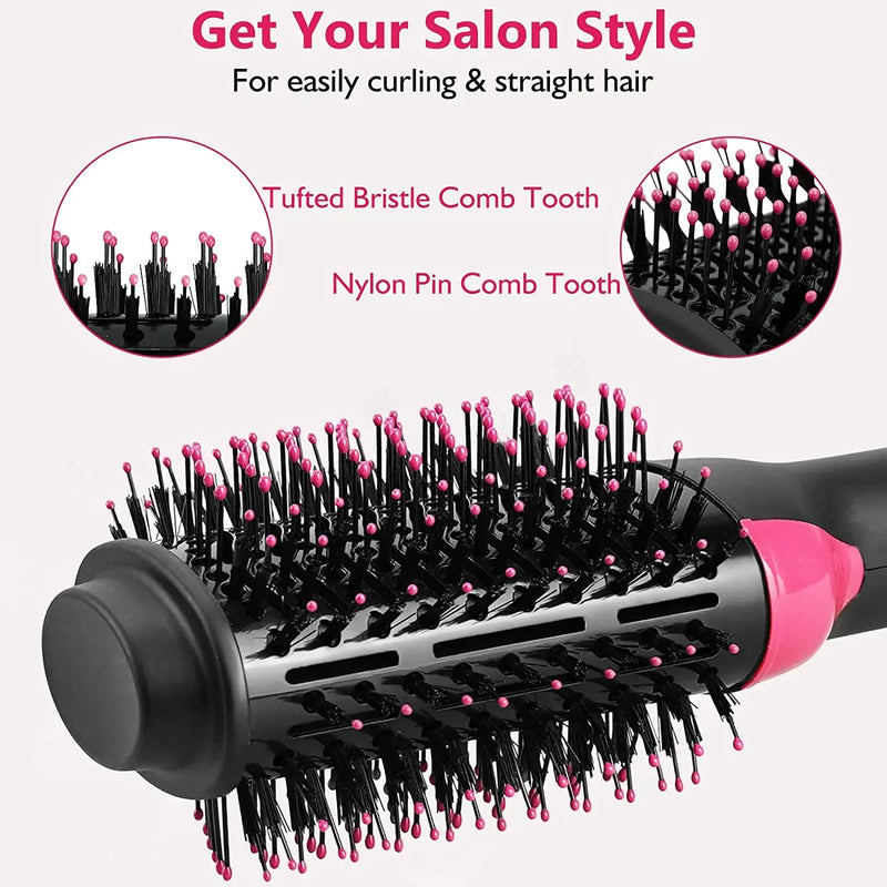 One Step Hair Dryer Brush Negative Ionic Blow Dryer Comb Hot Cold Hair Styler Hair Blower Salon Dryers Dryer Blower