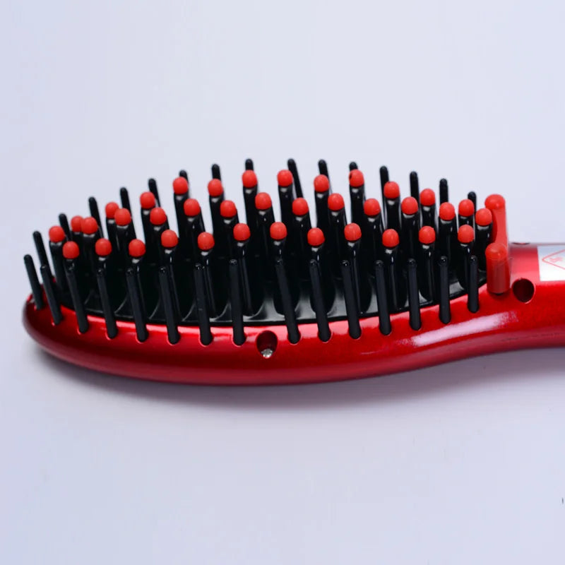 Electric Degital Control Antiscaled straightening simply Fast Hair Straightener Brush Comb Irons easy straight