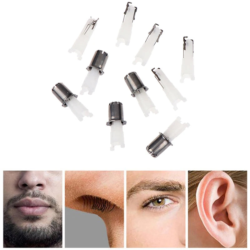 5Pcs Nose Trimmer Heads 3-in-1 Nose Hair Cutter Nose Trimmer Replacement Head Electric Shaver Razor Nose Trimmer Heads