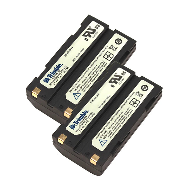 2Pcs 54344 Battery for Trimble R6 R7 R8 Gnss Gps Receiver 3400mAh Rechargeable Li-Ion Battery 54344