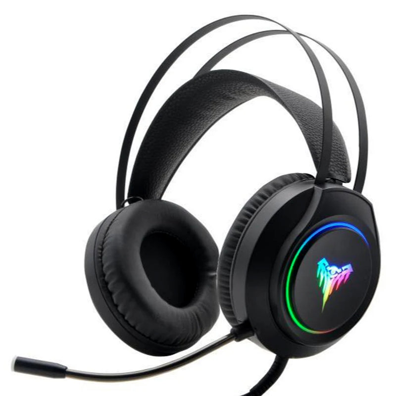 Gaming Headset with Mic Over Ear Headphones RGB Light Gaming Headphones for PS4/PC/Laptop