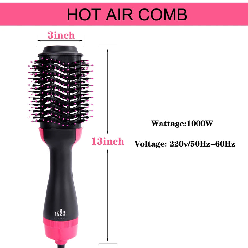 Multi-Function Hair Dryer Brush Blow Dryer Brush 4 In 1 Styling Tools Styler Volumizer Hot Air Straightener Brush For All Hair