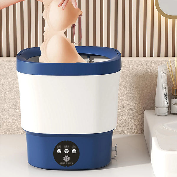 Mini Washer Mini Washing Machine 9L Large Capacity High Speed Motor Portable Small Washer for Underwear Socks US Plug 100‑240V