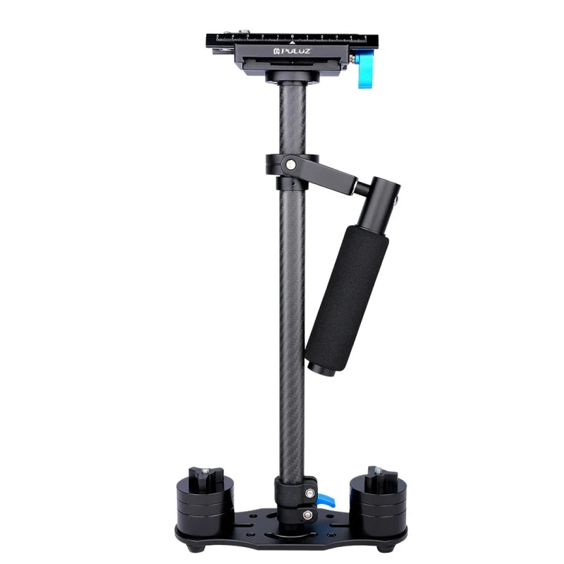 PULUZ 38.5-61cm Carbon Fibre Handheld Stabilizer for DSLR & DV Digital Video Cameras Professional Stand Holder, Load: 0.5-3kg