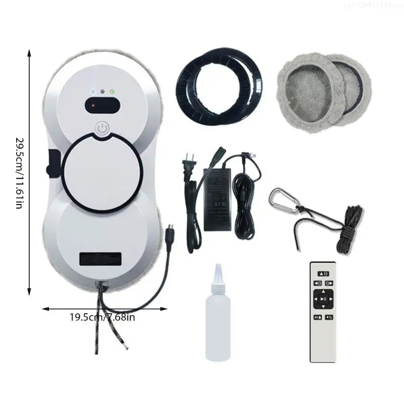 Window Cleaning Robot Vacuum Cleaner Robot Window Cleaner Electric Glass Window Cleaner Remote Control for Home R9UD