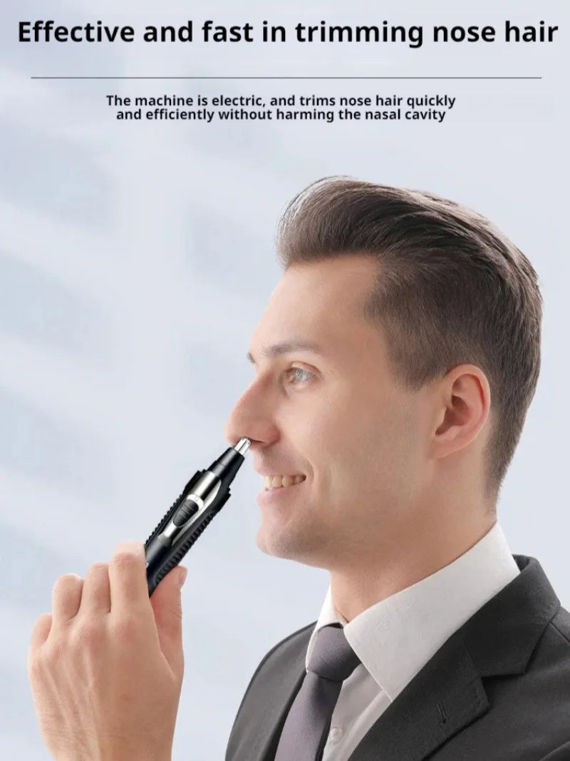 Nose Hair Trimmer USB Charging Electric Nose Hair Trimmer Portable Nose Ears Hair Eyebrow Trimmer for Men Rechargeable Painless