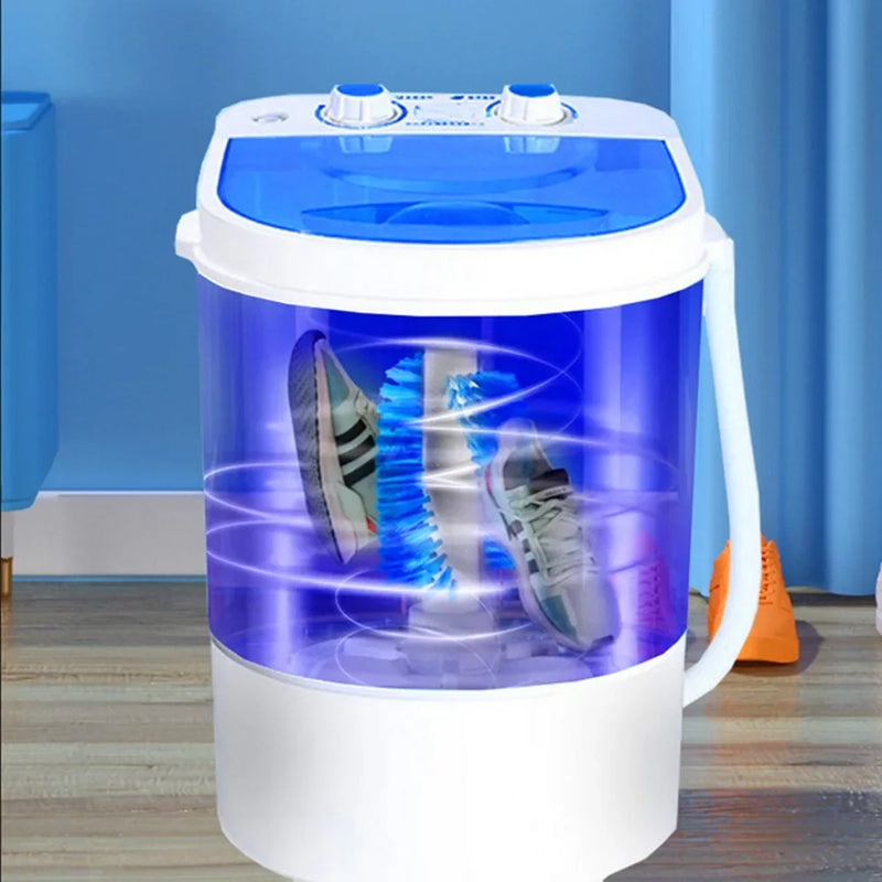 Portable Washing Machine with Dryer Bucket for Clothes Shoe Small Washing Machines Mini Automatic Sock Underwear Washer