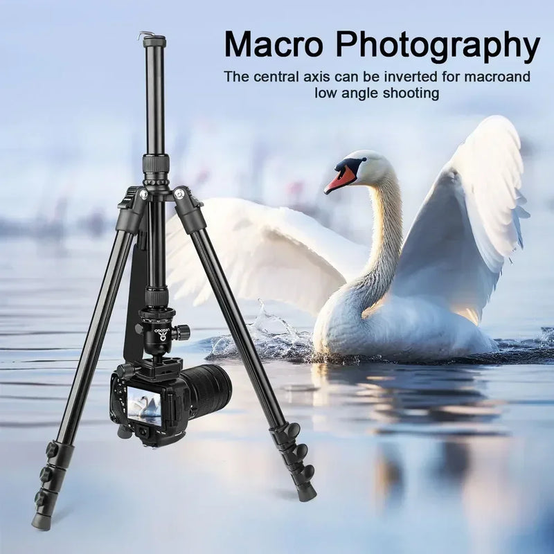 UEGOGO C11 210cm Portable  Aluminum Alloy Tripod Universal Camera Phone Lightweight Stand Tripod for DSLR Camera Smartphone