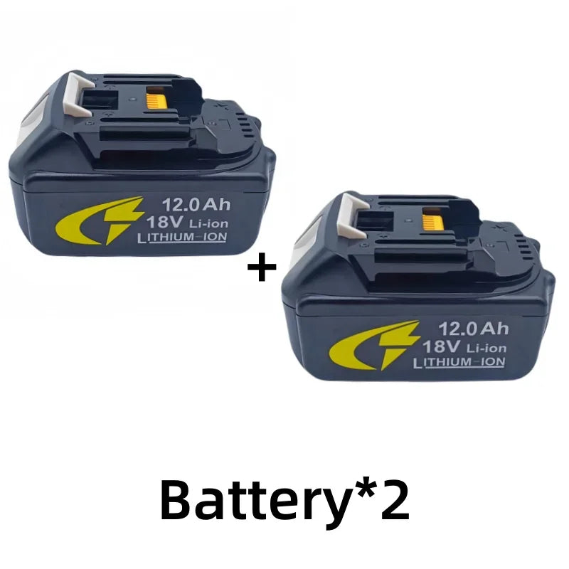 For 18V 12000mAh 12.0Ah Rechargeable Power Tools Battery with LED Li-ion Replacement LXT BL1860B BL1860 BL1850