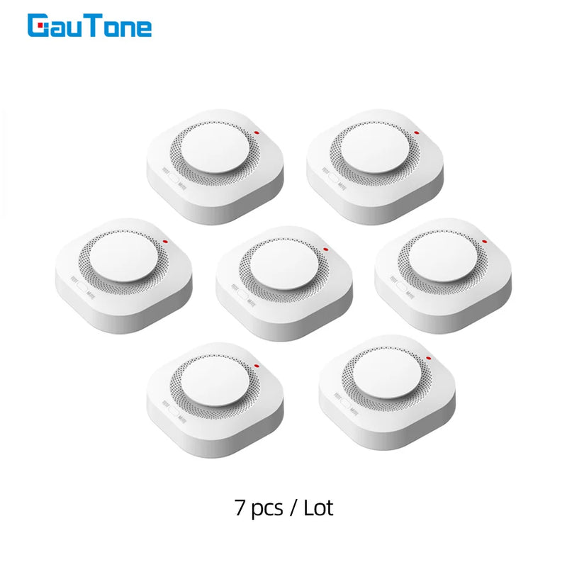 GauTone PA-441 Smoke Alarm 433MHz Fire Protection Smokehouse Combination Alarm Home Security System Smoke Detector