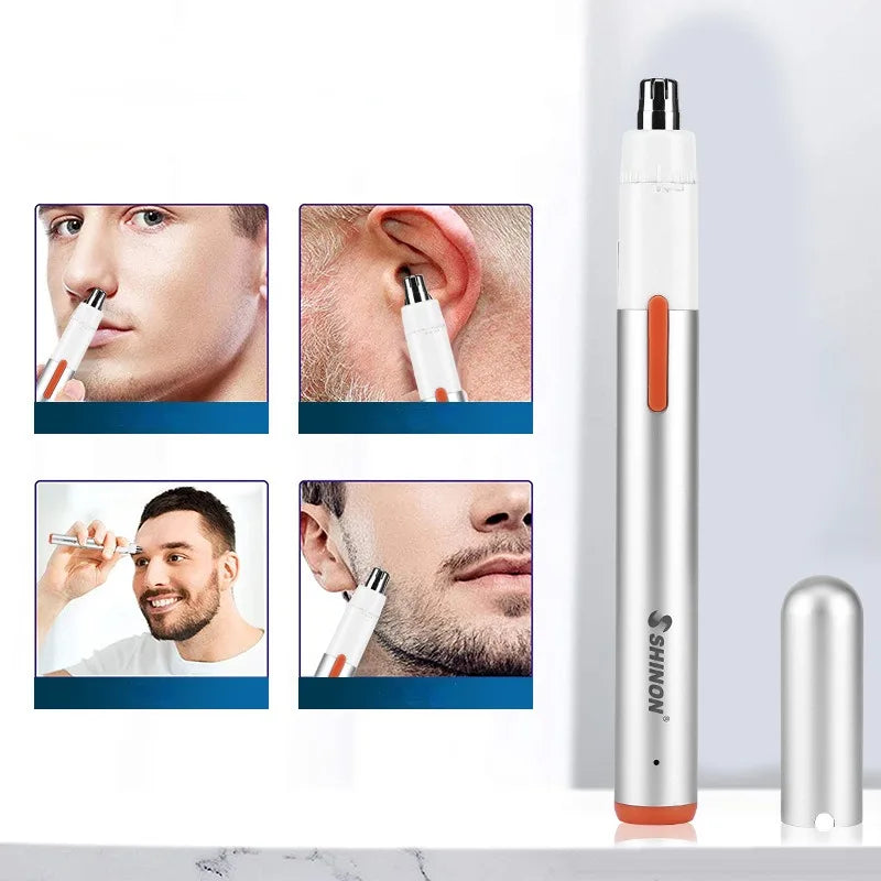 Electric Nose Hair Trimmer Ear Face Eyebrow Hair Clean Trimmer House Home Men Women Nose Hair Nose Remover Face Care Kit Tools