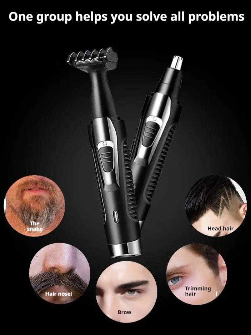 Nose Hair Trimmer USB Charging Electric Nose Hair Trimmer Portable Nose Ears Hair Eyebrow Trimmer for Men Rechargeable Painless