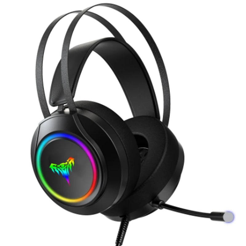 Gaming Headset with Mic Over Ear Headphones RGB Light Gaming Headphones for PS4/PC/Laptop