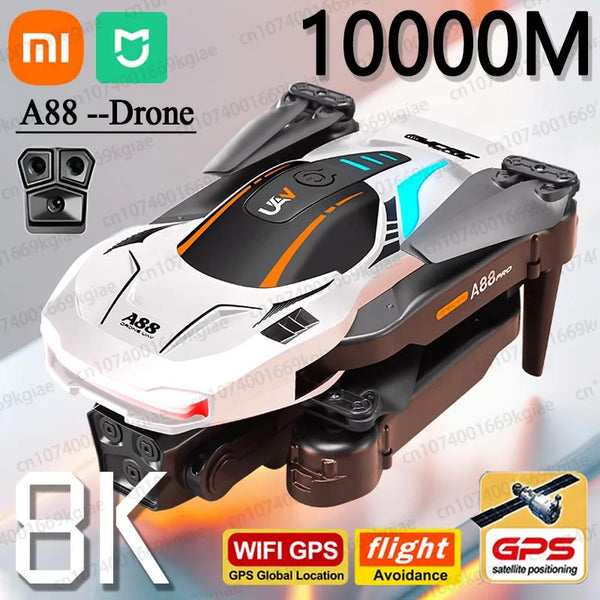 Xiaomi MIJIA A88 Drone 5G 8K Profesional GPS HD Dual Camera Aerial Photography 360 Obstacle Avoidance Flow Position Quadcopter